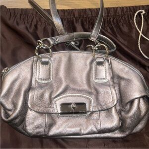 Coach Elegant Silver Handbag